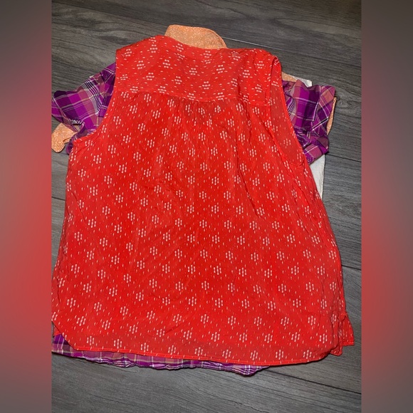 EUC Eddie Bauer Size Large Natural Fibers Warm Weather Lightweight Tops Bundle - Picture 13 of 13